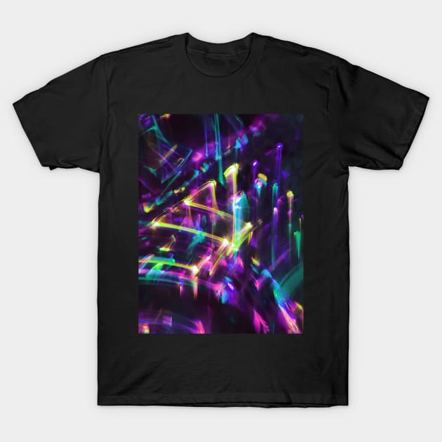 Glitchy Abstract no.132555 T-Shirt by karinelizabeth